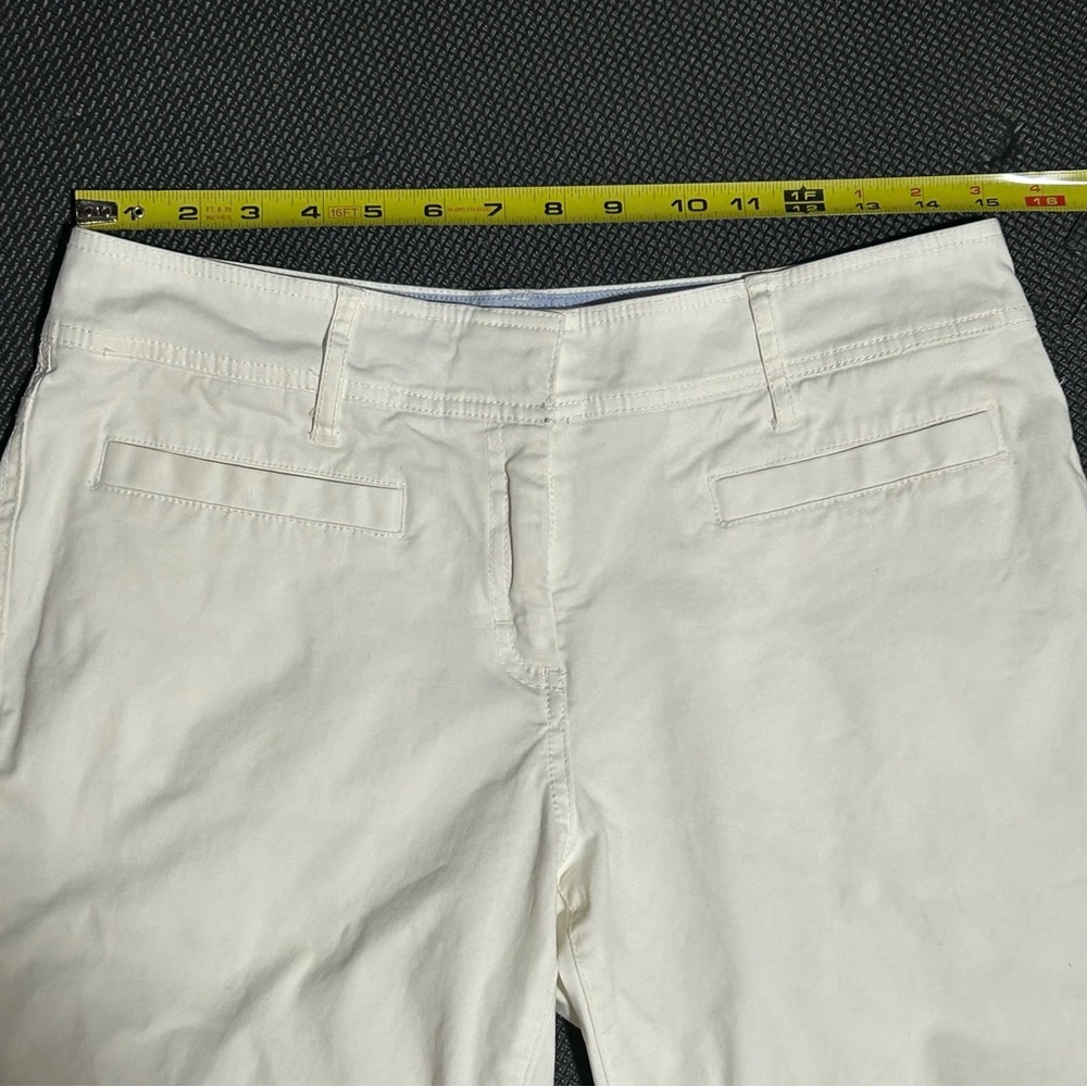 Tommy Hilfiger White Stretch Janie Fit, 8 - Picture 9 of 11